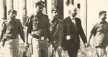 Zulfiqar Ali Bhutto going to Court for his Murder trial