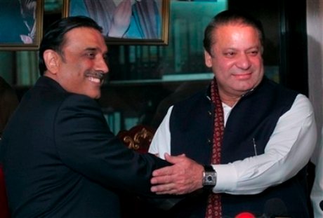 Zardari Nawaz Pakistan elections