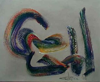 Ismail Gulgee Caligraphy painting